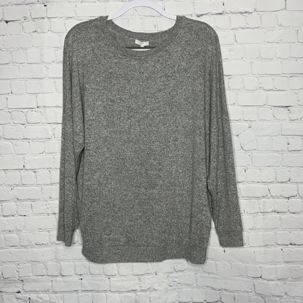 Joie Jennina Heather Gray Soft Cozy Lightweight Sweater Sweatshirt Medium